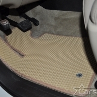 Автомобильные коврики EVA на Toyota Sequoia II 3 ряда (2008->)