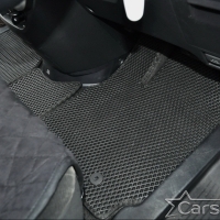 Коврики текстильные на Toyota Noah-Voxy II пр.руль (2007-2015) 2 ряд - без прохода