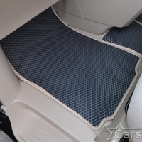 Коврики текстильные на Toyota Vellfire I пр.руль (2008-2014) 2 ряд - 3 места