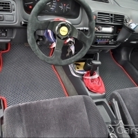 Двухслойные коврики EVA на Honda Civic VI 3D (1995-2001)