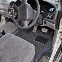 Двухслойные коврики EVA на Mitsubishi Delica IV Long пр.руль (1994-2007) 
