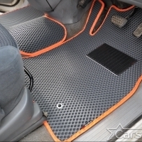 Двухслойные коврики EVA на Toyota Estima II пр.руль (2000-2006)