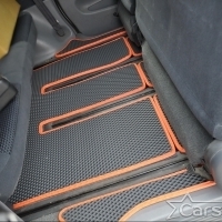 Двухслойные коврики EVA на Toyota Estima II пр.руль (2000-2006)