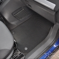 Двухслойные коврики EVA на Opel Zafira B 3 ряда (2005-2014) 