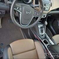 Двухслойные коврики EVA на Opel Zafira С 3 ряда (2011->)