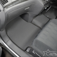 Двухслойные коврики EVA на Toyota Estima III гибрид пр.руль (2006-2019)