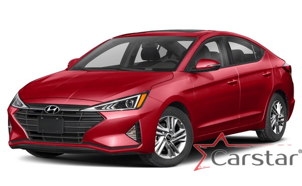 Двухслойные коврики EVA для Hyundai Elantra VI рестайл (2018->)