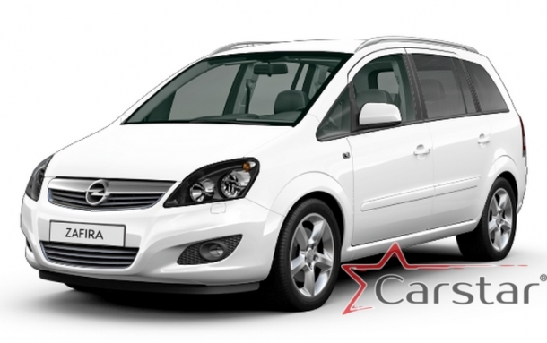 Автомобильные коврики EVA для Opel Zafira B 3 ряда (2005-2014) 