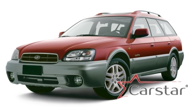 Двухслойные коврики EVA для Subaru Outback II пр.руль (1999-2003)