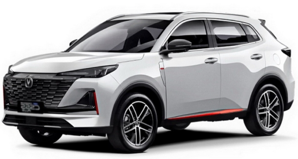 Двухслойные коврики EVA для Changan CS55 Plus рестайл (2021->)