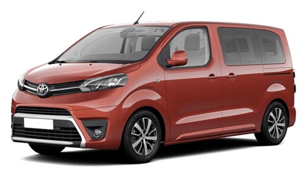Текстильные коврики для Toyota ProAce II 7 мест (2016-2024)