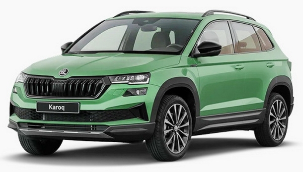 Двухслойные коврики EVA для Skoda Karoq I Long Китай (2021->)