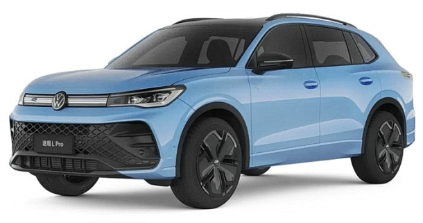 Двухслойные коврики EVA для Volkswagen Tiguan III L Pro Китай (2023->) 