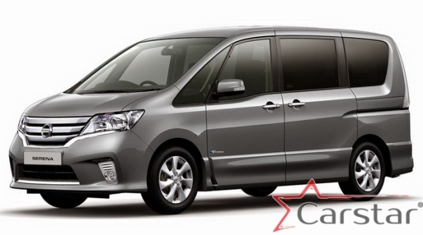 Автомобильные коврики EVA 3D для Nissan Serena IV C26 пр.руль (2010-2016)