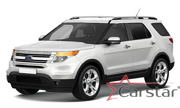 Автомобильные коврики EVA 3D для Ford Explorer V 3 ряда (2010-2015) 